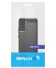 Samsung Galaxy S22 Hoesje Geborsteld TPU Back Cover Zwart