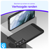 Samsung Galaxy S22 Hoesje Geborsteld TPU Back Cover Zwart afbeelding 6