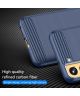 Samsung Galaxy S22 Hoesje Geborsteld TPU Back Cover Blauw