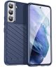 Samsung Galaxy S22 Plus Hoesje TPU Thunder Design Back Cover Blauw
