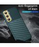 Samsung Galaxy S22 Plus Hoesje TPU Thunder Design Back Cover Groen