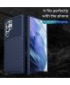 Samsung Galaxy S22 Ultra Hoesje TPU Thunder Design Back Cover Blauw