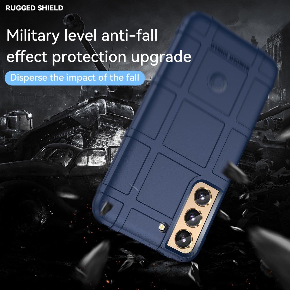 Samsung Galaxy S22 Hoesje Shock Proof Rugged Shield Back Cover Blauw afbeelding 5