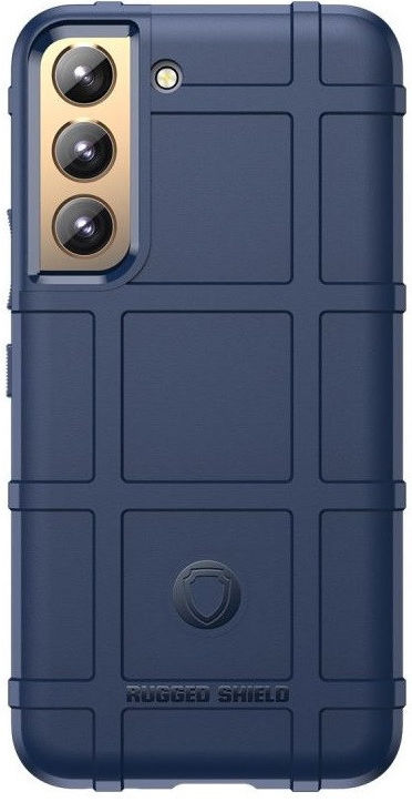 Samsung Galaxy S22 Hoesje Shock Proof Rugged Shield Back Cover Blauw afbeelding 2