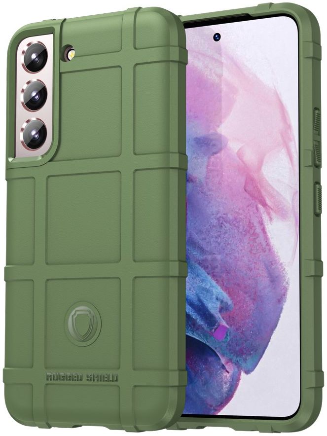 Samsung Galaxy S22 Hoesje Shock Proof Rugged Shield Back Cover Groen afbeelding 1