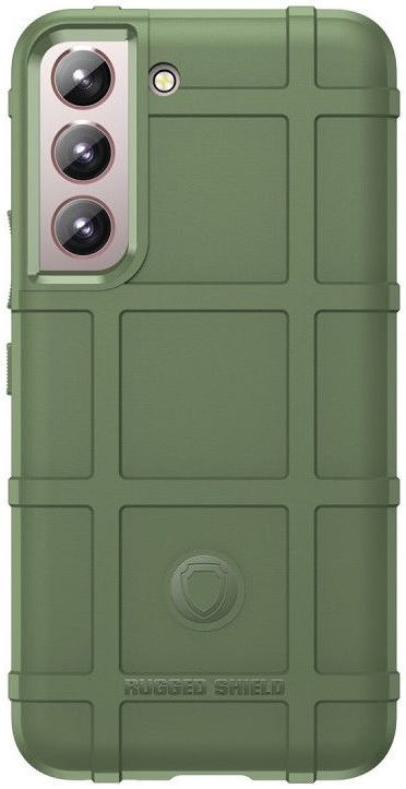 Samsung Galaxy S22 Hoesje Shock Proof Rugged Shield Back Cover Groen afbeelding 2