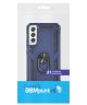 Samsung Galaxy S22 Hoesje Hybride Kickstand Back Cover Blauw