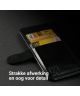 Rosso Element Samsung Galaxy S22 Ultra Hoesje Book Cover Wallet Zwart