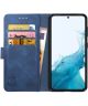 Rosso Element Samsung Galaxy S22 Hoesje Book Cover Wallet Blauw