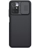 Nillkin Xiaomi Redmi 10 Hoesje met Camera Slider Back Cover Zwart