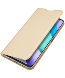 Dux Ducis Skin Pro Series Xiaomi Redmi 10 Hoesje Portemonnee Goud
