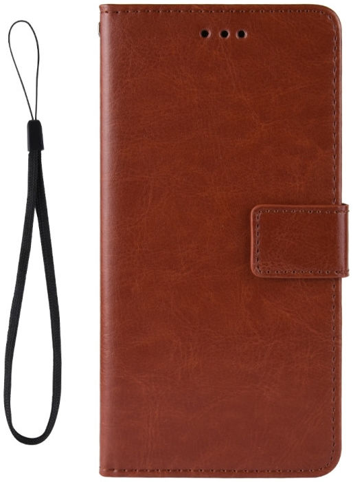 TCL 20 5G Hoesje Portemonnee Book Case Kunstleer Bruin afbeelding 2
