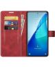 TCL 20 5G Hoesje Wallet Book Case Kunstleer Rood