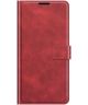 TCL 20 5G Hoesje Wallet Book Case Kunstleer Rood