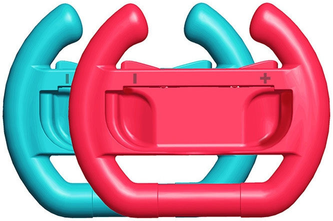 Universeel Nintendo Switch Stuur en Controller Rood en Blauw (2-Pack) afbeelding 1