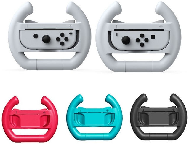 Universeel Nintendo Switch Stuur en Controller Rood en Blauw (2-Pack) afbeelding 4