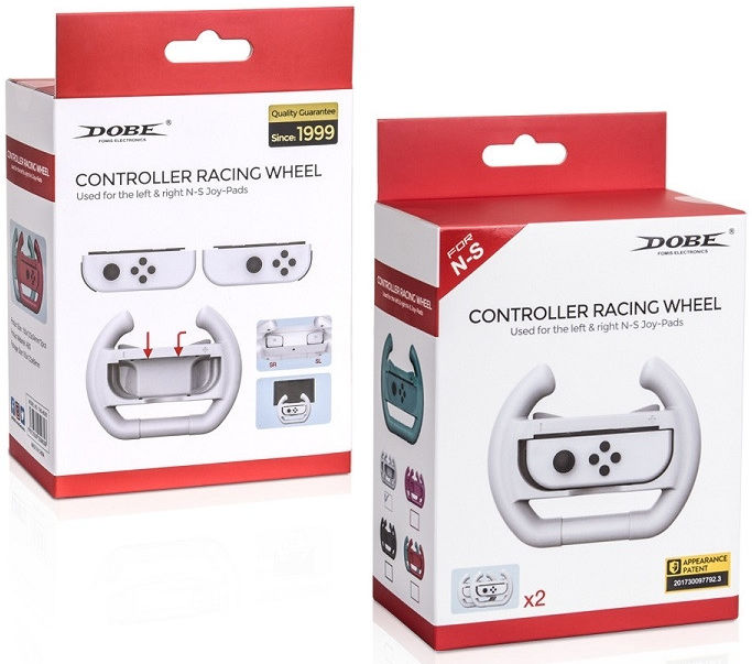 Universeel Nintendo Switch Stuur en Controller Rood en Blauw (2-Pack) afbeelding 5