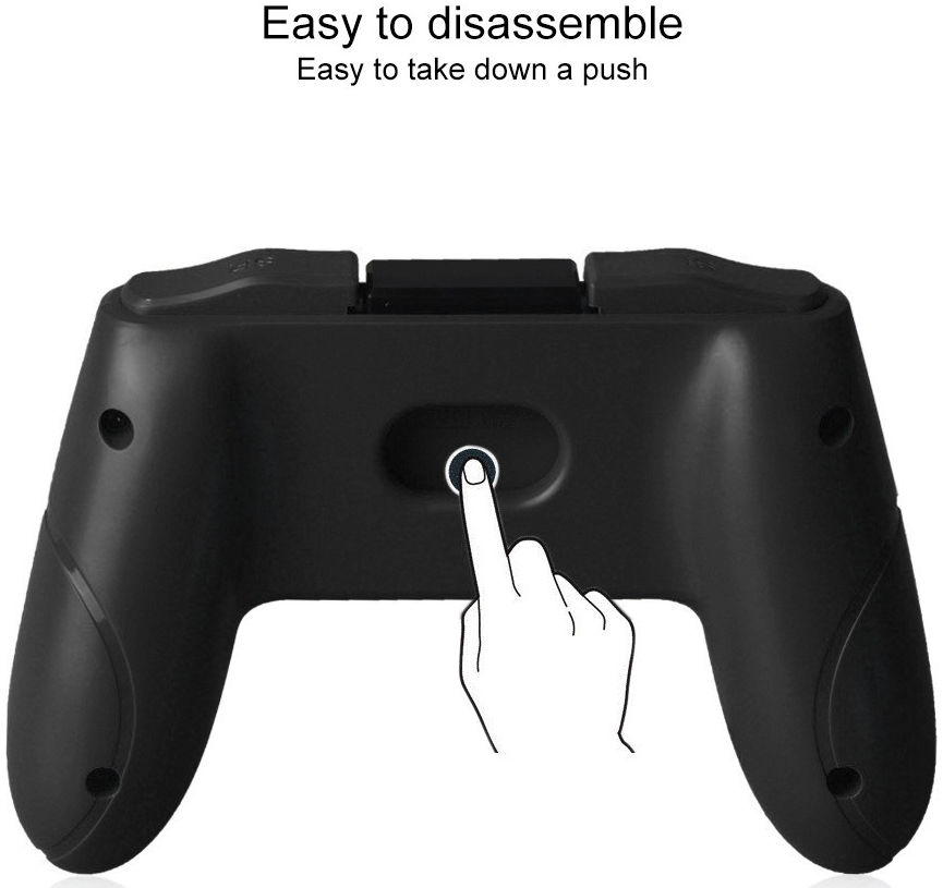 Universeel Nintendo Switch Controller Handvat Zwart en Zwart (2-Pack) afbeelding 4