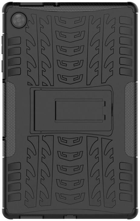 Lenovo Tab M10 HD Gen 2 Hoes Hybride Back Cover met Kickstand Zwart afbeelding 2