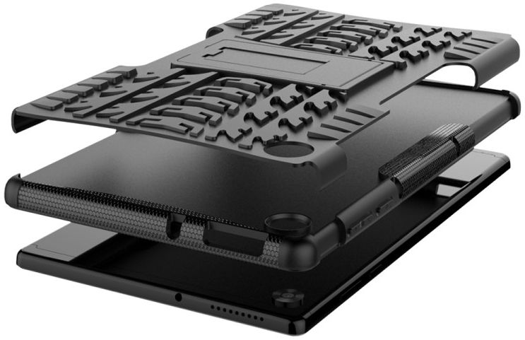 Lenovo Tab M10 HD Gen 2 Hoes Hybride Back Cover met Kickstand Zwart afbeelding 8
