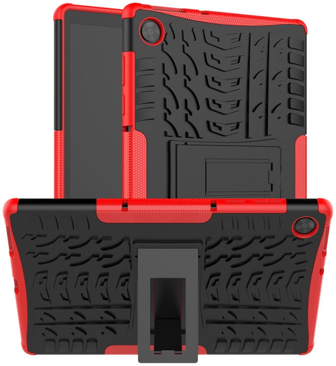 Lenovo Tab M10 HD Gen 2 Hoes Hybride Back Cover met Kickstand Rood afbeelding 1