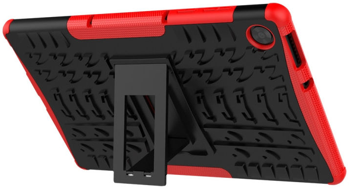 Lenovo Tab M10 HD Gen 2 Hoes Hybride Back Cover met Kickstand Rood afbeelding 6