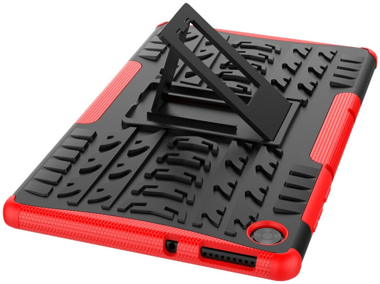 Lenovo Tab M10 HD Gen 2 Hoes Hybride Back Cover met Kickstand Rood afbeelding 7