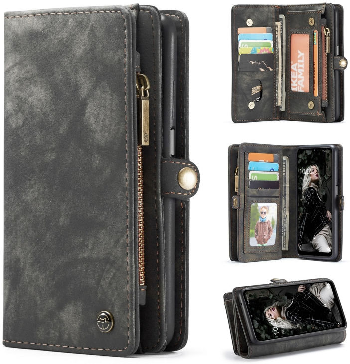 CaseMe 008 Samsung A32 5G Hoesje Book Case en Back Cover Zwart afbeelding 8