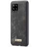 CaseMe 2-in-1 Samsung Galaxy A12 Hoesje Book Case en Back Cover Zwart