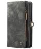 CaseMe 2-in-1 Samsung Galaxy A12 Hoesje Book Case en Back Cover Zwart