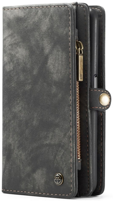 CaseMe 008 Samsung Galaxy A12 Hoesje Book Case en Back Cover Zwart afbeelding 5