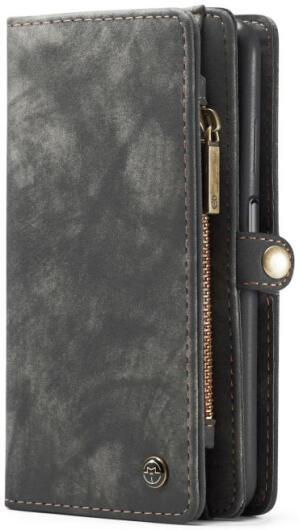 CaseMe 008 Samsung Galaxy A12 Hoesje Book Case en Back Cover Zwart afbeelding 5