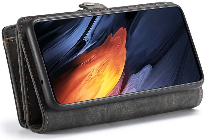 CaseMe 2-in-1 Samsung Galaxy A71 Hoesje Book Case en Back Cover Zwart afbeelding 6