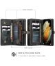 CaseMe 2-in-1 Samsung Galaxy S21 Hoesje Book Case en Back Cover Zwart