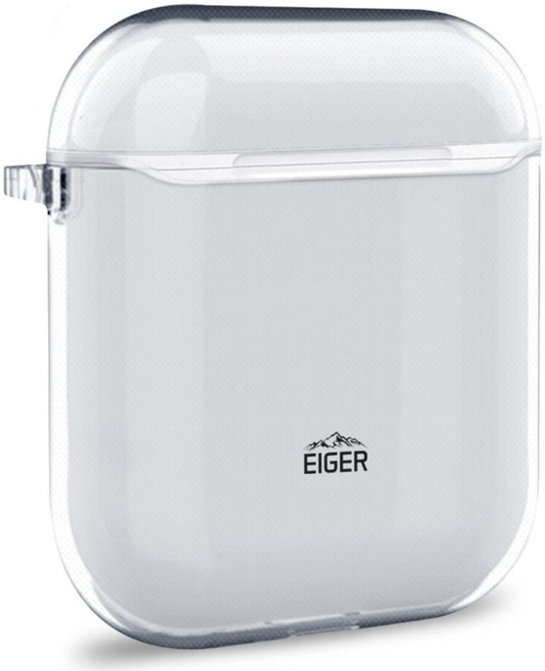 Eiger Glacier Apple AirPods Hoesje met Karabijnhaak Transparant afbeelding 3