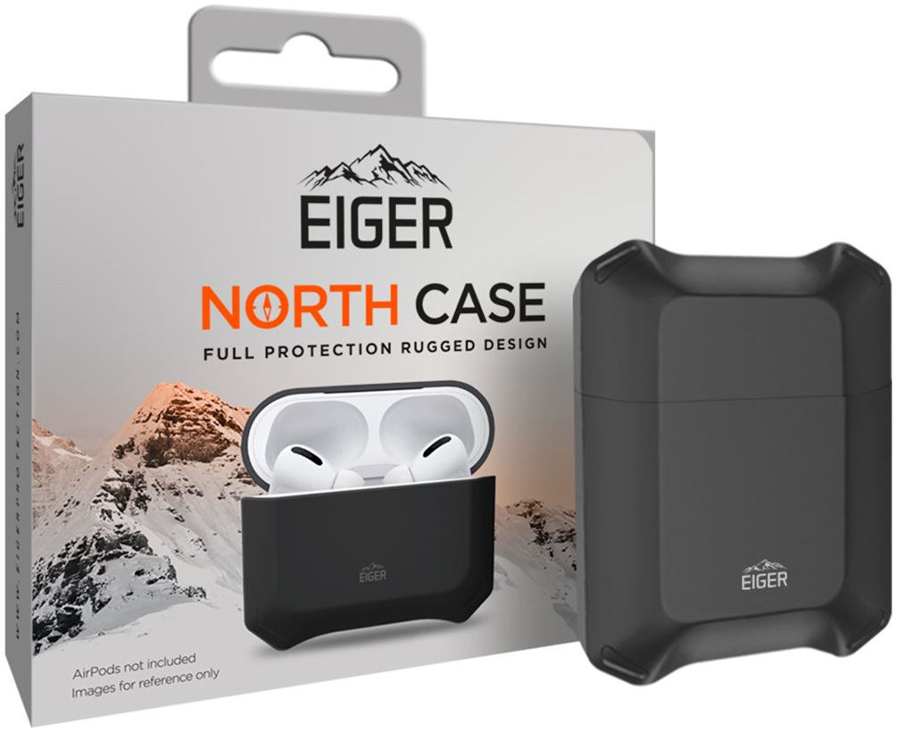 Eiger North Apple AirPods Hoesje Schokbestendig Zwart afbeelding 1