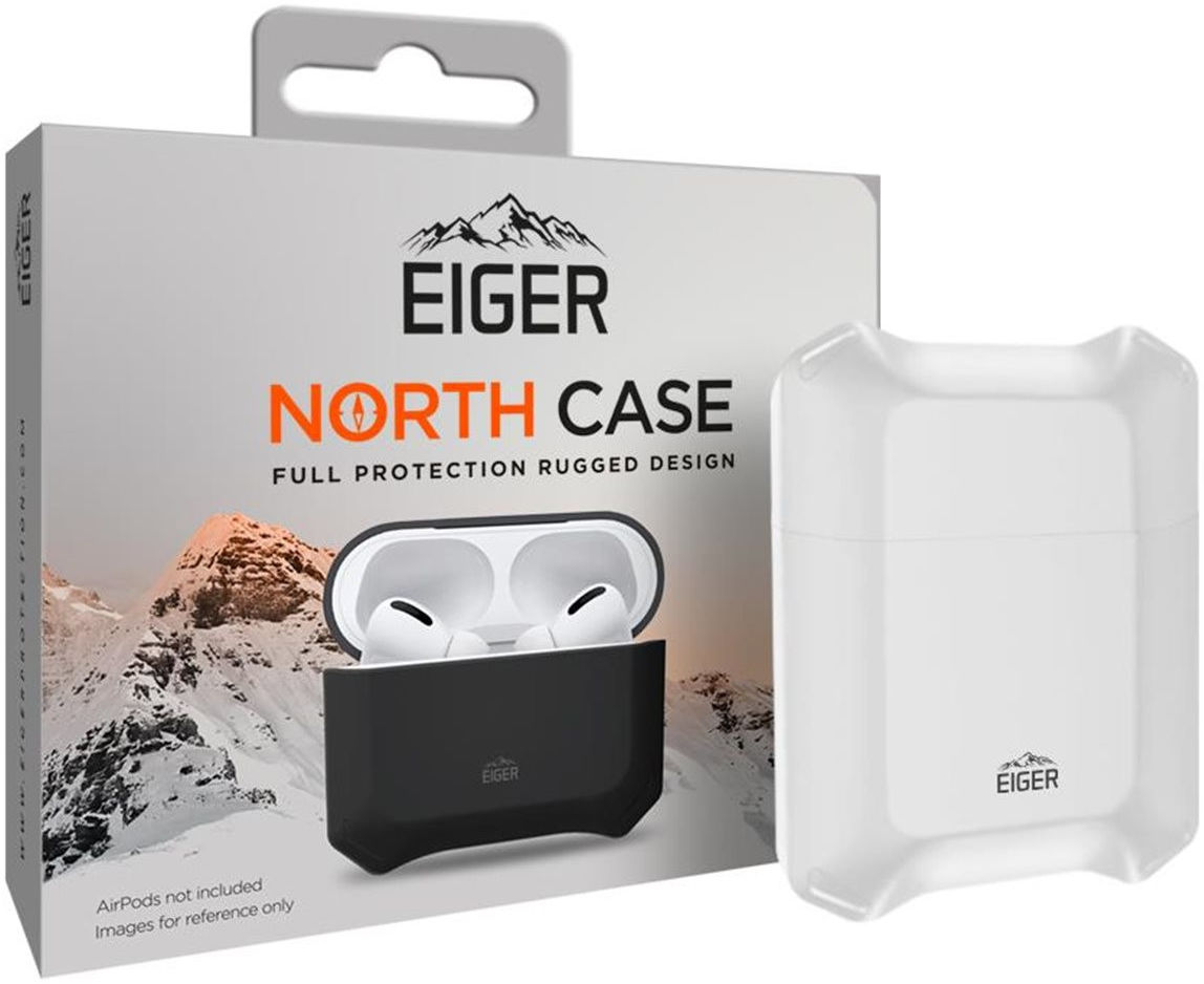 Eiger North Apple AirPods Hoesje Schokbestendig Wit afbeelding 1