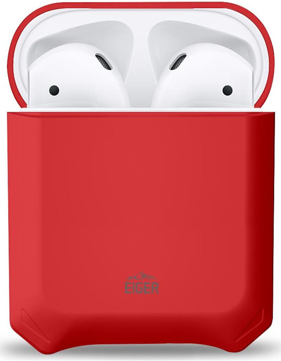 Eiger North Apple AirPods Hoesje Schokbestendig Rood afbeelding 2