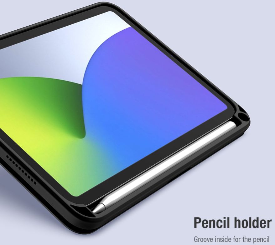 Nillkin Bevel Apple iPad Mini 6 (2021) Hoes Tri-Fold Book Case Zwart afbeelding 11