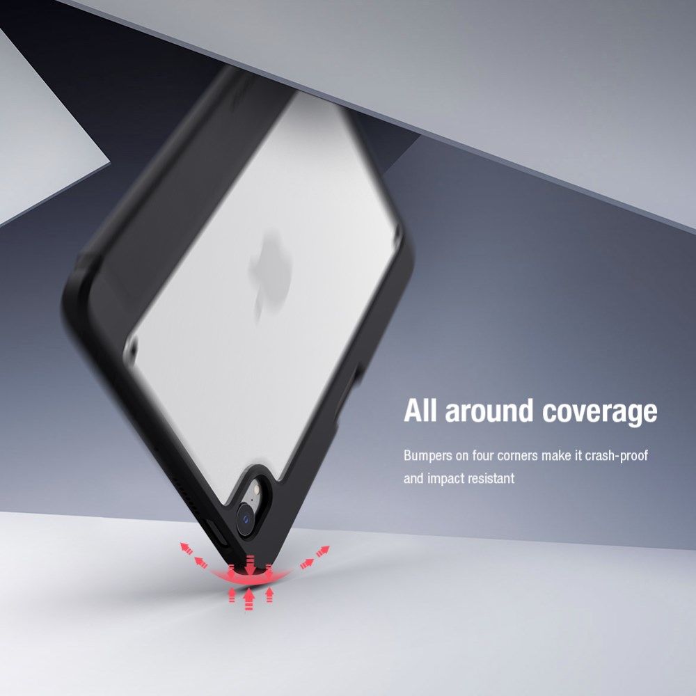 Nillkin Bevel Apple iPad Mini 6 (2021) Hoes Tri-Fold Book Case Zwart afbeelding 5