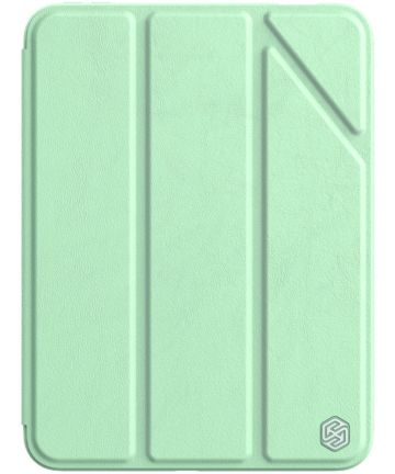 Nillkin Bevel Apple iPad Mini 6 (2021) Hoes Tri-Fold Book Case Groen Hoesjes