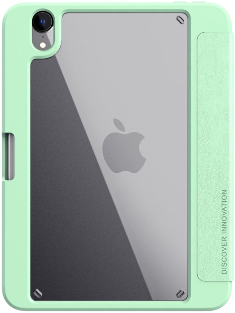 Nillkin Bevel Apple iPad Mini 6 (2021) Hoes Tri-Fold Book Case Groen afbeelding 2