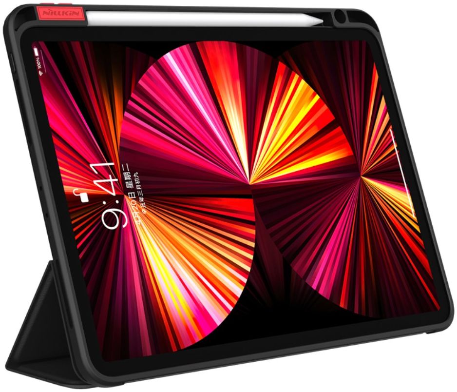 Nillkin Apple iPad Pro 11 (2020/2021) Hoes Tri-Fold Book Case Zwart afbeelding 16