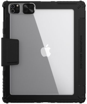 Nillkin Apple iPad Pro 12.9 (2020/2021) Hoes met Camera Slider Zwart Hoesjes