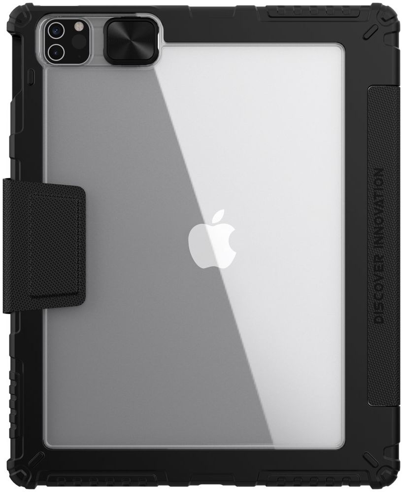 Nillkin Apple iPad Pro 12.9 (2020/2021) Hoes met Camera Slider Zwart afbeelding 1