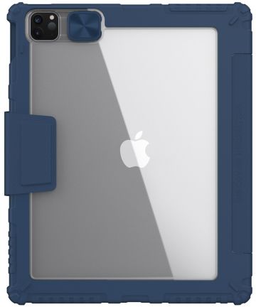 Nillkin Apple iPad Pro 12.9 (2020/2021) Hoes met Camera Slider Blauw Hoesjes