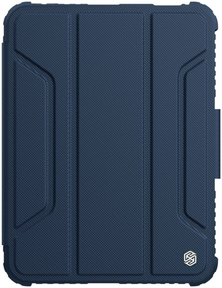 Nillkin Apple iPad Mini 6 Hoes Tri-Fold Book Case Camera Slider Blauw afbeelding 2