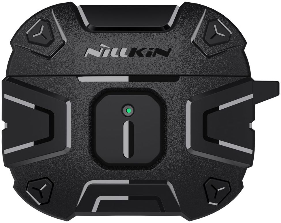 Nillkin Explorer Case Apple AirPods 3 Hoesje Schokbestendig TPU Zwart afbeelding 1