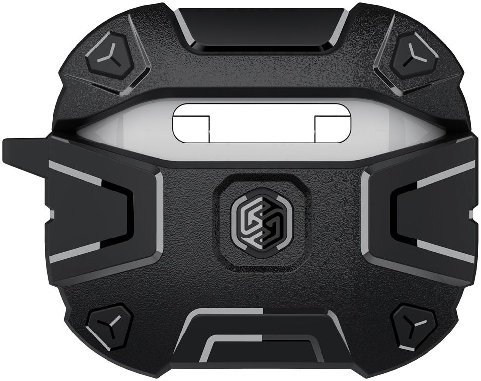 Nillkin Explorer Case Apple AirPods 3 Hoesje Schokbestendig TPU Zwart afbeelding 11