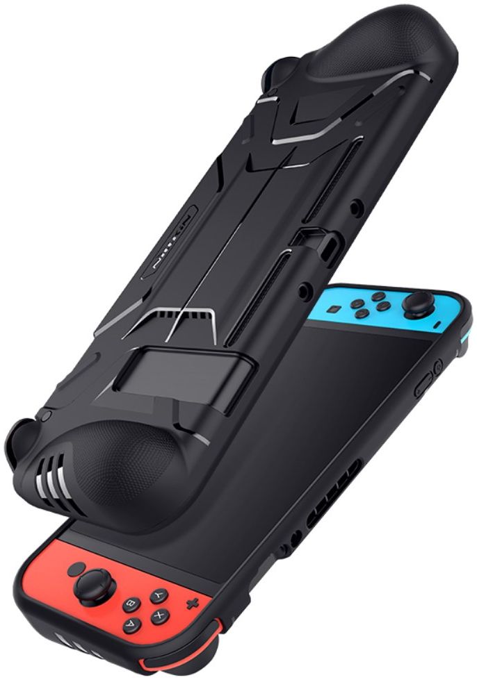 Nillkin Battler Case Nintendo Switch Hoesje Dun en Flexibel TPU Zwart afbeelding 1